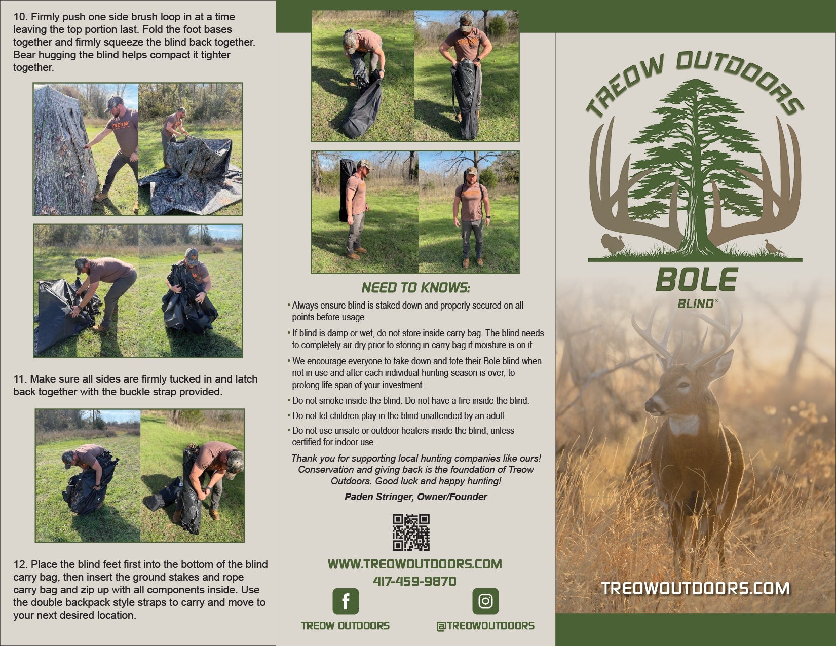 Bole Blind® by Treow Outdoors®